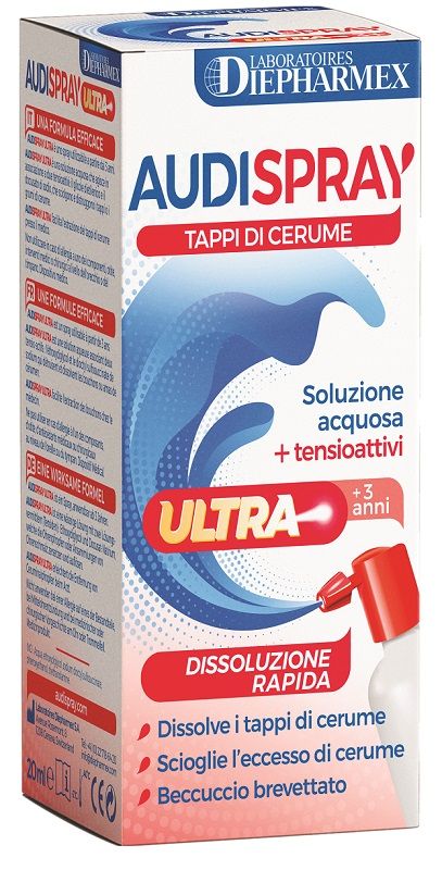 Audispray ultra +3 years aqueous solution + surfactants spray wax plugs 20  ml
