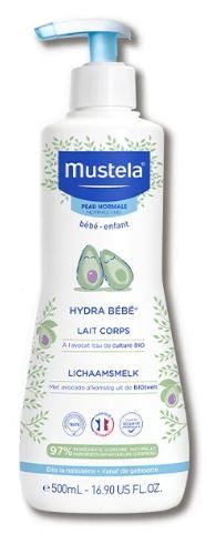 Mustela Bébé Hydra Bébé Lait Corps, 500 ml
