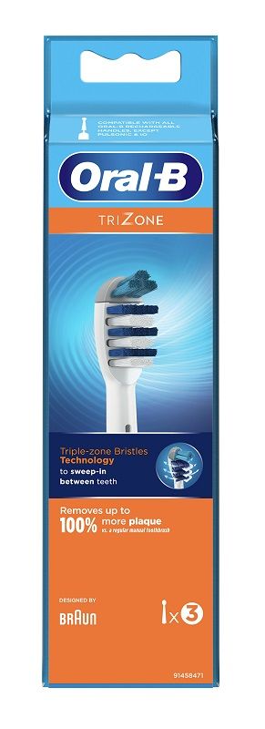 Oral-B Recambio de cabezales de cepillo de dientes eléctrico de carbón, 3  unidades