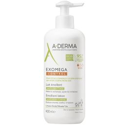 Um shampoo de espuma exomega A-Derma